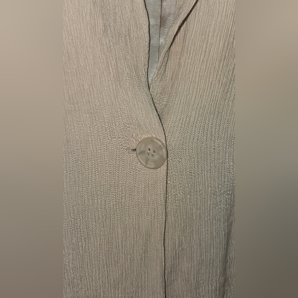 Bagatelle Beige Blazer with Belted Waist - Picture 5 of 10